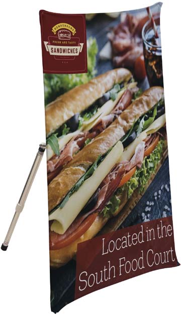Tabletop Xpress Simulated Process Banner Display Kit (Vertical) - 14" L x 24.5" W x 34.5" H